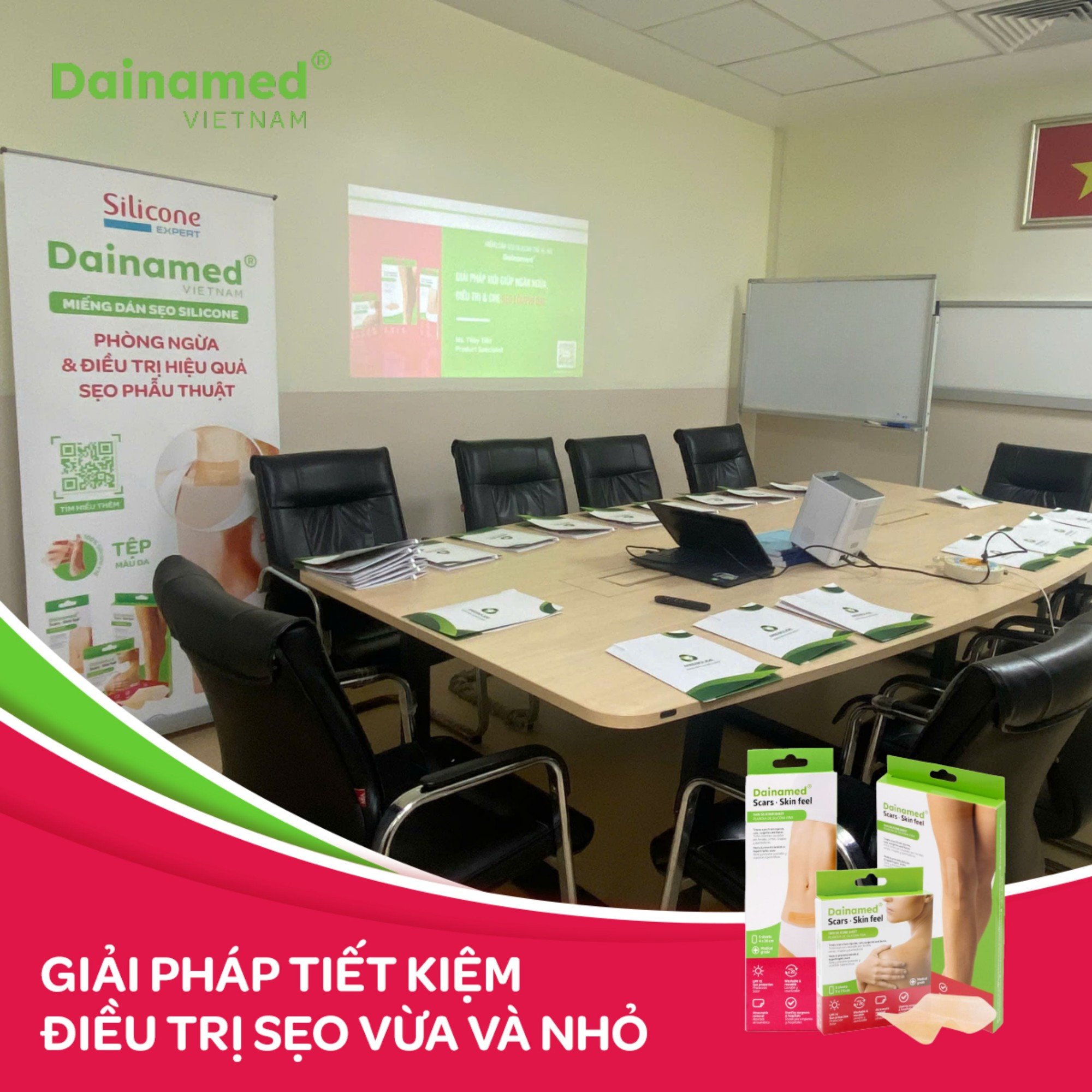 Báo cáo sản phẩm Miếng dán sẹo Dainamed tại Bệnh viện Ung Bướu.