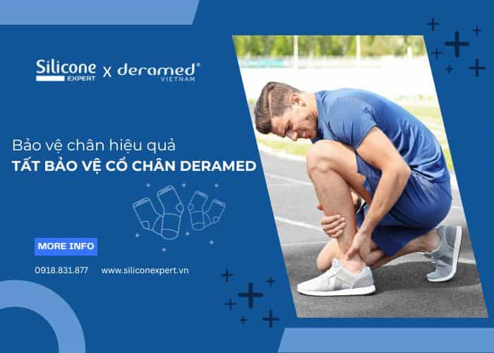 Bảo vệ đôi chân hiệu quả với tất bảo vệ cổ chân Deramed