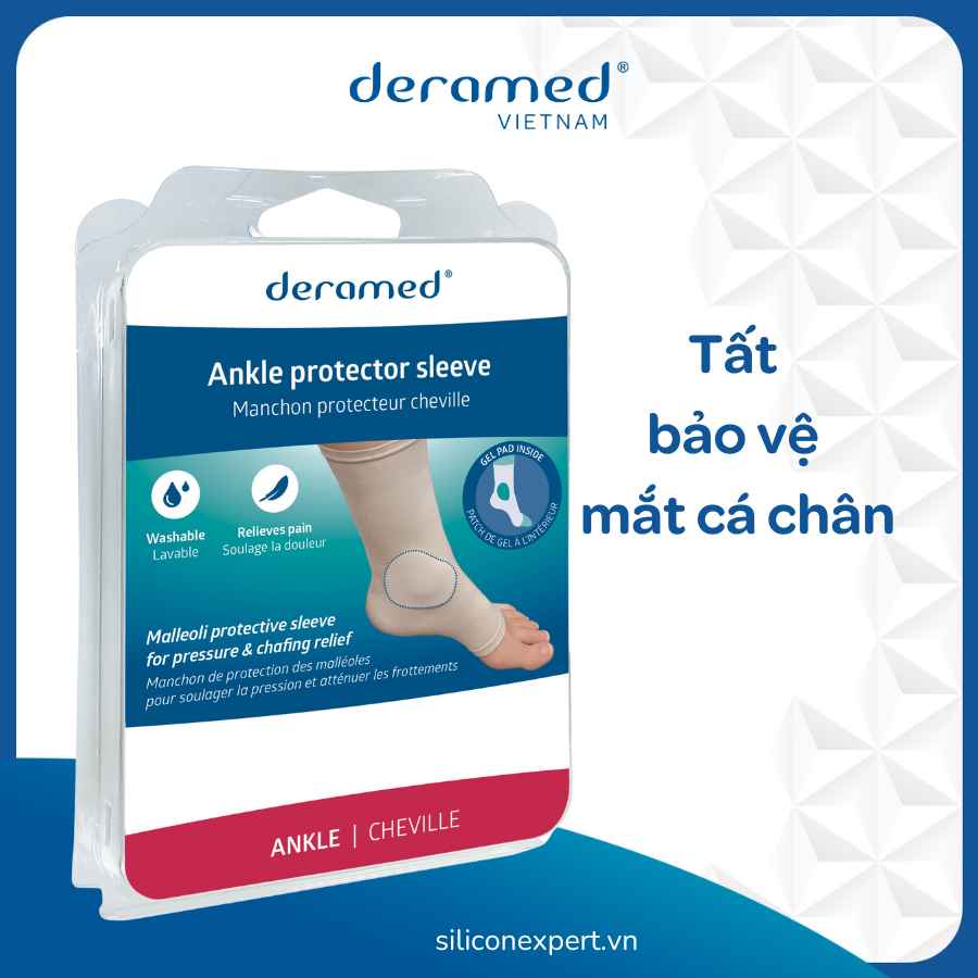 TẤT (VỚ) BẢO VỆ MẮT CÁ CHÂN DERAMED
