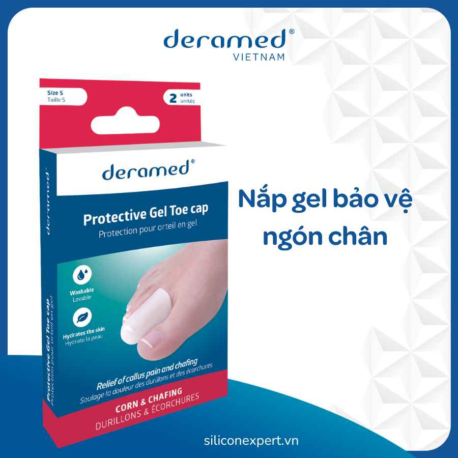 NẮP GEL BẢO VỆ NGÓN CHÂN DERAMED